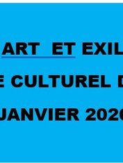 ART & EXIL - Centre Culturel d'Uccle (CCU), Bruxelles - JANVIER 2026